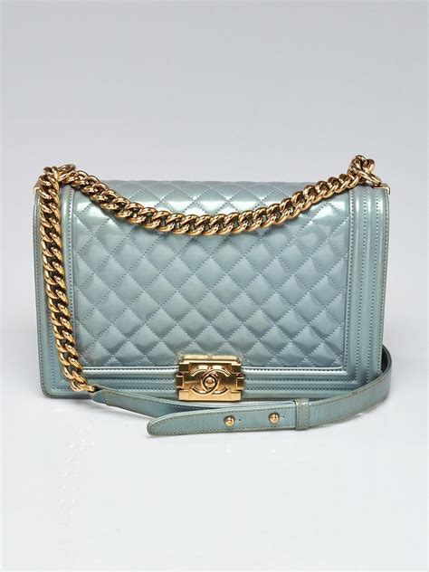 electric blue chanel boy bag|chanel boy small quilted bag.